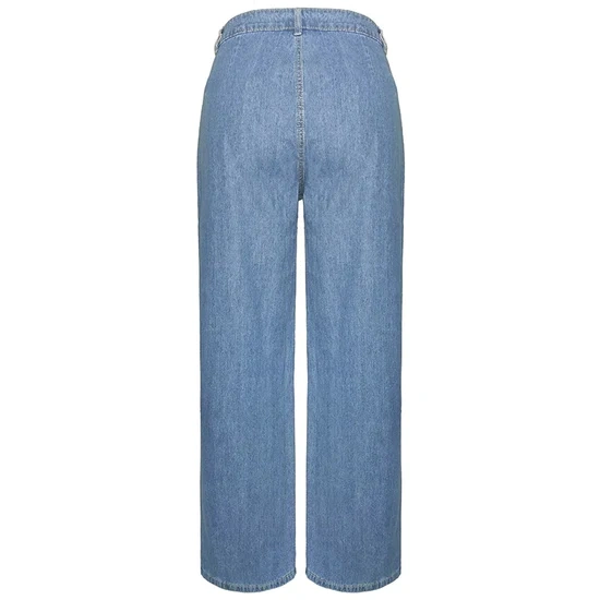 Amaya - Retro Flared Denim Trousers