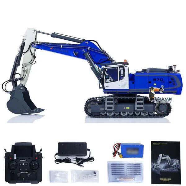 K970 100S Pro 1/14 hidraulikus RC kotrógép Fém szimulációs modell