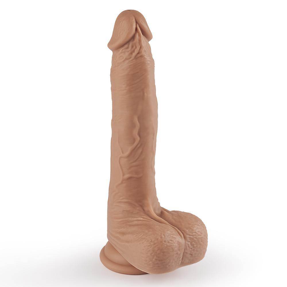 Realistické dildo 5 šokových režimů 7 vibračních režimů Dálkové ovládání 17 cm MANNI