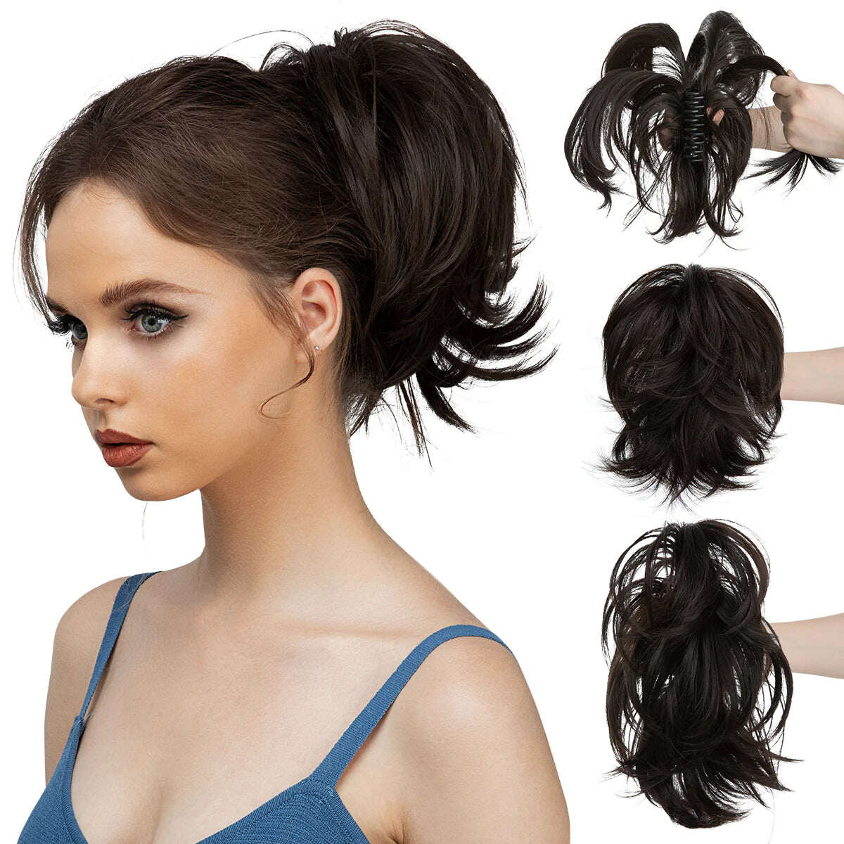 Acessórios de cabelo DIY Bun