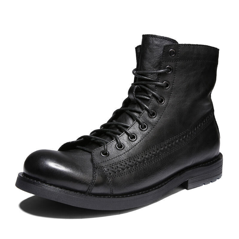 Bota de Couro Vintage Masculinas Clássicas