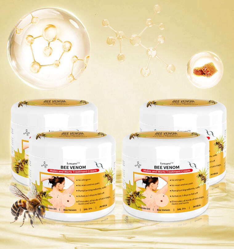 🐝🐝[🌟Loja oficial da marca🌟] Lenaro ™ Creme de tratamento de verrugas e verrugas com veneno de abelha (👨‍⚕AAD RECOMENDA)